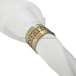 Qualité supérieure Porte-Serviettes Table Décoratif Luxe Rond De Serviette Événements Vaisselle Décorée Nouveau Style Ronds De Serviette Avec Logo - Product Image 3