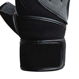 Gants de musculation unisexes en cuir sans doigts, logo personnalisé, gants de gym pour la musculation, protection OEM, gants de musculation - Product Image 5