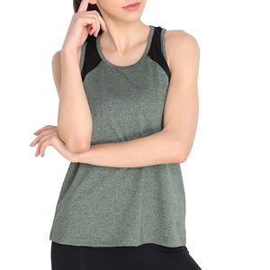 Camisetas sin mangas acanaladas ligeras de alta calidad para mujer, chalecos deportivos transpirables y elásticos sin mangas, estilo hip hop, de secado rápido frontal. - Product Image 1