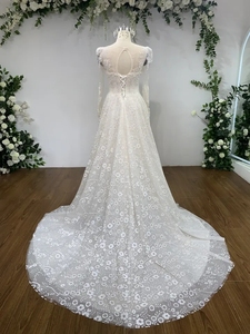 Beautiful Light Luxury Wedding <b>Dress</b> Elegant Gentle Slim Figure Display Bridal Wedding <b>Dress</b> by Handmade - Product Image 4