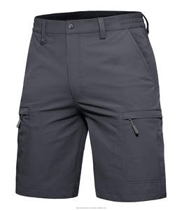 Pantalones cortos de trabajo para hombre, Shorts informales de nailon absorbentes de humedad, para correr y trotar - Product Image 6