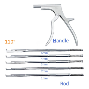 Rotating Kerrison Rongeur Spine Orthopedic Pet Instruments Kit Stainless Steel Spine Rotating Laminectomy Set By <b>Blush</b> Surgical - Product Image 3
