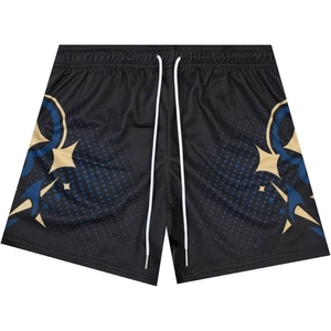 Shorts de basketball en maille torsadée pour hommes, imprimés sur mesure, respirants, pour le sport et l'entraînement en salle de sport, design léger - Product Image 2