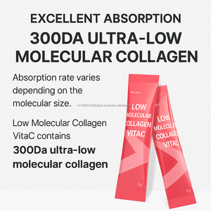 Péptido de colágeno de pescado en polvo con vitamina C 300 Dalton Low Molecular Daily Beauty Stick Paquete de 60 - Product Image 6
