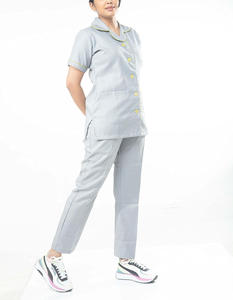 Uniformes Médicos Personalizados al por Mayor, Trajes Quirúrgicos Elásticos Unisex, Conjuntos de Uniformes de Hospital, Pantalones Cortos de Poliéster y Spandex - Product Image 5