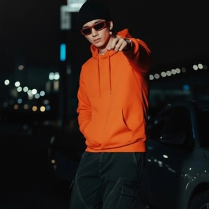 Sudaderas con Capucha 100% Algodón, Estampado Digital Sólido, Bordadas, Otoño, Talla Grande, Unisex - Product Image 4