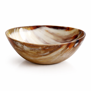 Tazón de Cuerno Natural Hecho a Mano por Artesanos, Ligero, Moderno, Elegante, Ecológico, Apto para Lavavajillas, Vajilla de Lujo para Mesa, Regalo, Uso Doméstico - Product Image 4