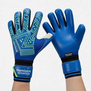 Wholesale High <b>grip</b> football gloves Professional goalkeeper gloves Custom design for USA market goalkeeper gloves - Product Image 3