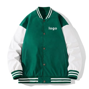 2025 Streetwear personnalisé fabricant haute qualité broderie cuir manches Letterman Varsity vestes pour hommes Varsity Coat - Product Image 1