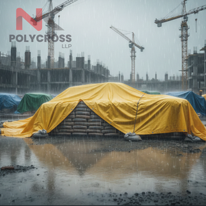 Housse de sac de ciment robuste et grande capacité pour entrepôt de matériaux de construction et protection en stockage extérieur, destinée à l'exportation - Product Image 5