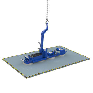 Easily Lift Large Sized Glass Sheets with Ausavina Glass Vacuum Lifter Equipped <b>Battery</b> Vacuum <b>Pump</b> for Safety (DVL400) - Product Image 1