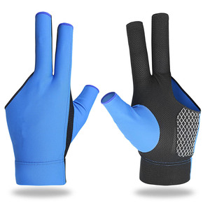 Outdoor Activities Direct 3-Finger Left Hand Snooker 2026 Best Sale High Quality <b>Pool</b> <b>Gloves</b> Custom Logo Fashionable for Sports - Product Image 1