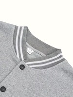 Veste universitaire en toile personnalisée, coupe-vent de baseball unisexe, vêtements décontractés d'hiver de haute qualité