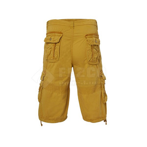 กางเกงขาสั้นคาร์โก้ผู้ชายคุณภาพสูงลดราคา ผ้าโพลีเอสเตอร์/คอตตอน ระบายอากาศ แห้งเร็ว เอวยางยืด เอวสูง ทรงหลวม - Product Image 2