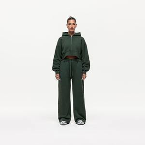 Ensemble de survêtements pour femmes, 2 pièces, imprimé, léger, respirant, fermeture éclair, extensible dans quatre directions, écologique, pour la course à pied et l'entraînement - Product Image 2