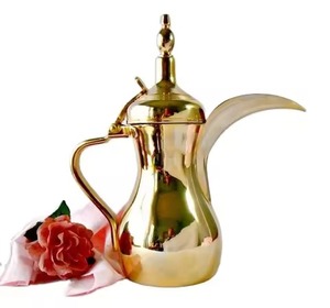 Premium Arabic Metal Dallah Coffee Pot Traditional Arabic Coffee Serving Pot for Home and Hospitality Use - Product Image 4