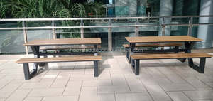 Venta al por mayor llevar un paraguas columna agujero de acero galvanizado al aire libre silla traje al aire libre mesas y sillas <span class=keywords><strong>con</strong></span> fácil montaje - Product Image 5