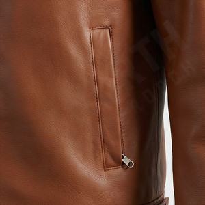 Chaqueta de Motociclista de Cuero Genuino para Hombre de la Mejor Calidad, Nueva Colección de Invierno, Chaquetas de Motocicleta con Protecciones Desmontables Personalizadas - Product Image 5