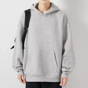 Vente en gros de sweats à capuche surdimensionnés pour hommes avec bords effilochés, en molleton de coton, broderie de logo personnalisé, fournisseur de vêtements à marque privée, OEM - Product Image 2