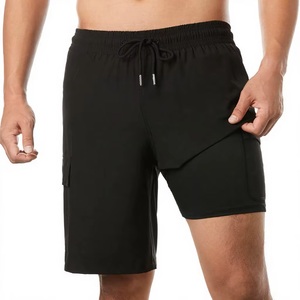 Short de bain triangle personnalisé pour homme, taille élastique, couleur unie, ouverture latérale, sexy, taille mi-haute, pour sports de plein air, 100% coton - Product Image 6