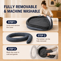 Lit orthopédique pour chien en éponge naturelle, confort premium, canapé pour animaux de compagnie, taille XL, pour grands chiens, intérieur, détente, automne-hiver, chats, directement de l'usine