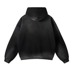 Sweat à capuche polaire pour homme, coupe décontractée, style streetwear urbain, vente en gros OEM, vêtements d'hiver - Product Image 4