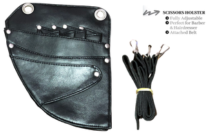 Estuche de Cuero de Alta Calidad para Instrumentos de Belleza, Bolsa con Clip para Cinturón, Estuche de Exhibición para Tijeras, Funda de Cuero para Tijeras de Peluquería - Product Image 4