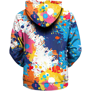 เสื้อสเวตเตอร์ผ้าฟลีซซับในพิมพ์ลายกราฟิกสีพื้นระบายอากาศได้ดีเป็นมิตรกับสิ่งแวดล้อมดีไซน์ใหม่สำหรับฤดูหนาว - Product Image 4