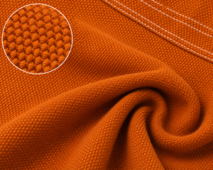 Kimono de BJJ Personalizado, Naranja, de Algodón, Transpirable, Ligero, Uniforme de Artes Marciales para Entrenamiento, Talla Adulto para Hombre, OEM, ODM - Product Image 4