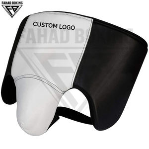 Plain White Black Color Best Quality Cow Hide Leather <b>MMA</b> Fighting Wear Good Selling New Arrival Men Boxing Wear <b>Groin</b> <b>Guards</b> - Product Image 4