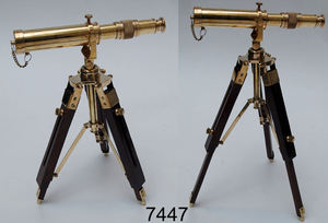 Télescope nautique antique en laiton avec support en laiton télescope astronomique Spyglass de qualité solide télescope professionnel - Product Image 6