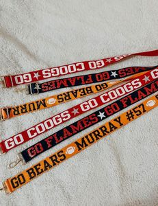 Custom College Game Day Purse Strap: <b>Glitter</b> Vinyl Stadium <b>Bag</b> Strap - Product Image 3