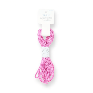 Cordoncino Ritorto Rosa 4mmx5M per Lavori Artigianali - Product Image 2
