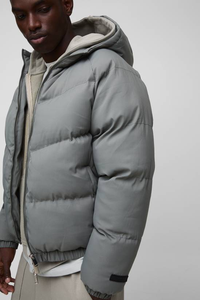 Chaquetas Acolchadas de Lona para Hombre con Servicio OEM, Colores Personalizados, Gruesas, Aislantes, Impermeables, Transpirables, con Logotipo Frontal - Product Image 6