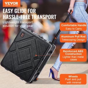 Armadio Rack 8U in ABS Resistente con Chiusure a Farfalla Rimovibili, Armadio Server Standard da 19 Pollici con Ruote - Product Image 2