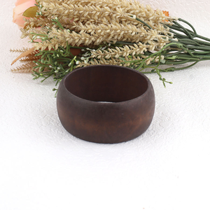 Bracelets unisexes classiques en forme de lune, chrétiens, pour anniversaire, avec micro-inserts en bois naturel, peinture à la laque faite à la main, bois de lotus - Product Image 5