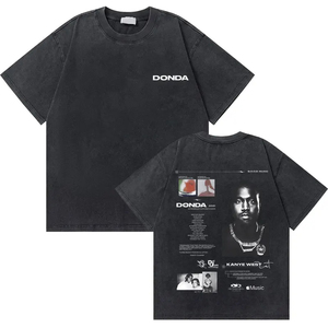 Camiseta de Algodón con Estampado Personalizado, Tela Suave de Alta Calidad, Ajuste Cómodo, Ropa Casual, Fabricante OEM ODM - Product Image 2