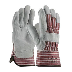 Guantes de Trabajo de Cuero Resistentes, Guantes de Seguridad de Piel de Vaca para la Palma de la Mano, Guantes Industriales para Construcción y Jardinería para Hombre - Product Image 1