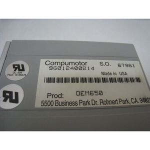 ไดรเวอร์มอเตอร์สเต็ปเปอร์ Parker OEM650 รุ่นใหม่ - อุปกรณ์และอะไหล่เซมิคอนดักเตอร์ระดับโลกที่เชื่อถือได้ - Product Image 1