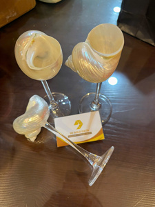 Copa de Vino con Diseño de Concha Marina, Nueva Colección 2026, Decoración para Hogar, Cocina, Hotel, Mejor Precio al por Mayor - Product Image 2