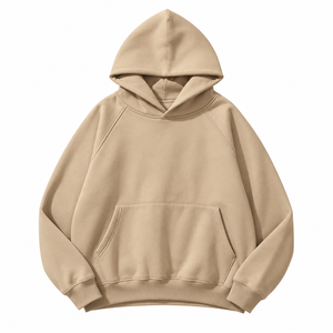 Sweat à capuche unisexe oversize avec cordon de serrage, manches raglan, poche kangourou avant et poignets côtelés - Product Image 6