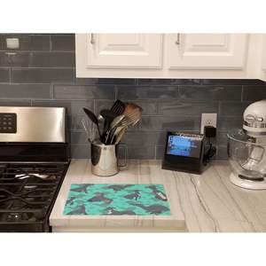 Tabla de cortar de gran tamaño de Galgo Italiano, tabla decorativa de corte de cocina de vidrio templado, Platos y platos - Product Image 2