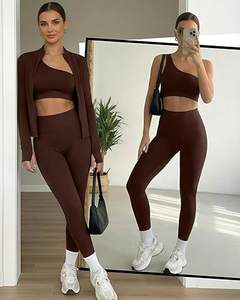 Leggings de yoga taille haute pour femmes PASUXI, vêtements de sport, séchage rapide, respirant, antibactérien, spandex/nylon, sans manches - Product Image 2