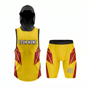 Conjunto de Camisetas de Fútbol Sublimadas Personalizadas, Uniforme Deportivo sin Mangas, Impresión de Nombre y Número del Equipo para Entrenamiento 7v7 - Product Image 1