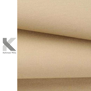 ผ้าทวิลทอจากผ้าฝ้ายแท้ 100% เกรดสูง ย้อมสีพื้น ยืดได้ เหมาะสำหรับกางเกงชิโน เสื้อเชิ้ต และชุดสูท - ผ้าเนื้อเบา - Product Image 1