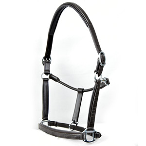 Horsekraft High Quality Patent Italian Leather Durable Horse Equipment Anatomic Design Halter Zinc Alloy <b>Hardware</b> Horse Riding - Product Image 1