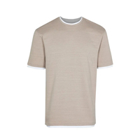 T-shirts pour hommes simples, unis, de couleur unie, surdimensionnés, design personnalisé
