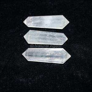 Venta al por mayor Angel Aura Crystal Quartz Points Clear Quartz Puntos de cristal de doble terminación para la venta - Product Image 1