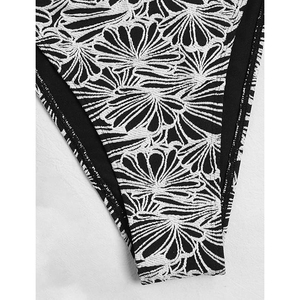 Traje de Baño con Diseño de Conchas en Contraste, Bikini Sexy para Mujer, Corte Brasileño, Traje de Baño para Playa - Product Image 5