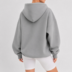 Sudadera con Capucha Extra Grande para Mujer 2026 en Diferentes Colores, Felpa de Algodón, Largo Regular, Manga Larga, Transpirable, con Bolsillos - Product Image 3